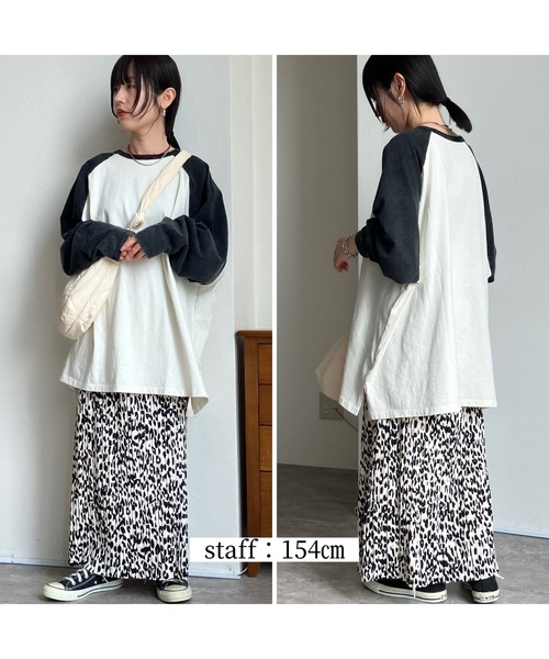 zena(ジェナ)の「コットンラグランビッグTee(Tシャツ/カットソー・レディース・チャコール/グレイッシュベージュ・FREE)」の15枚目の写真