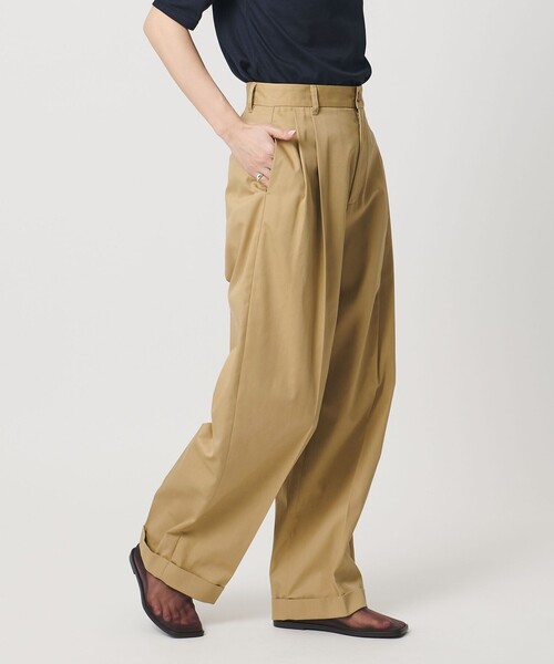MARW UNITED ARROWS(マルゥ ユナイテッドアローズ)の「<MARW UNITED ARROWS>タック ダブル チノパンツ(チノパンツ・レディース・ブラック/ベージュ/オフホワイト・38/36)」の15枚目の写真