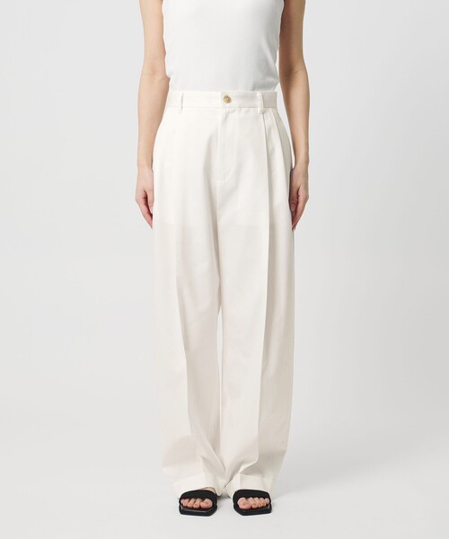 MARW UNITED ARROWS(マルゥ ユナイテッドアローズ)の「<MARW UNITED ARROWS>タック ダブル チノパンツ(チノパンツ・レディース・ブラック/ベージュ/オフホワイト・38/36)」の18枚目の写真