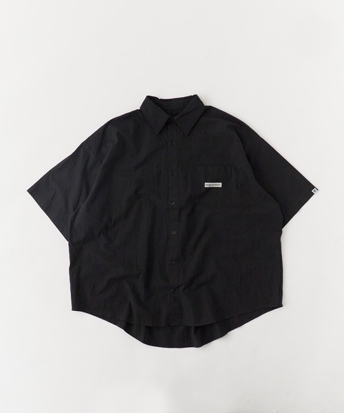 OK YESTERDAY（オッケーイエスタデイ）の「OK YESTERDAY / オーケー イエスタデイ ショートスリーブ スタンダードシャツ / SHORT-SLEEVE STANDARD SHIRT 2026年 夏 夏服（シャツ/ブラウス・メンズ・ブルー/ブラック系その他/ホワイト/ブラック/ネイビー・L/M）」の16枚目の写真