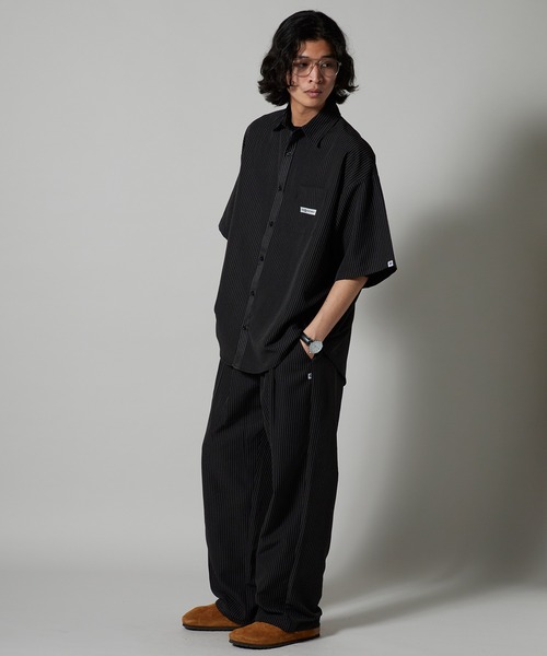 OK YESTERDAY（オッケーイエスタデイ）の「OK YESTERDAY / オーケー イエスタデイ ショートスリーブ スタンダードシャツ / SHORT-SLEEVE STANDARD SHIRT 2026年 夏 夏服（シャツ/ブラウス・メンズ・ブルー/ブラック系その他/ホワイト/ブラック/ネイビー・L/M）」の21枚目の写真
