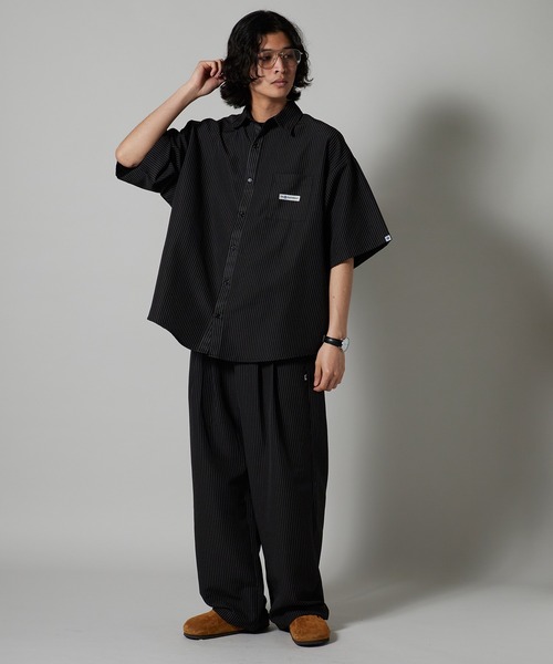 OK YESTERDAY（オッケーイエスタデイ）の「OK YESTERDAY / オーケー イエスタデイ ショートスリーブ スタンダードシャツ / SHORT-SLEEVE STANDARD SHIRT 2026年 夏 夏服（シャツ/ブラウス・メンズ・ブルー/ブラック系その他/ホワイト/ブラック/ネイビー・L/M）」の22枚目の写真