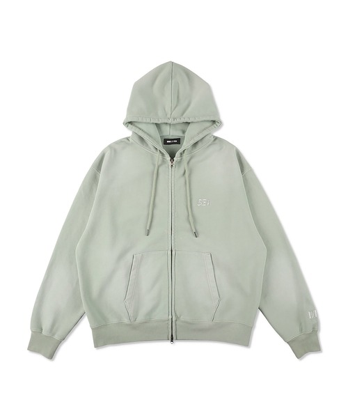 SULFUR DYEING LOGO ZIP SWEATSHIRT（パーカー）｜WIND AND SEA