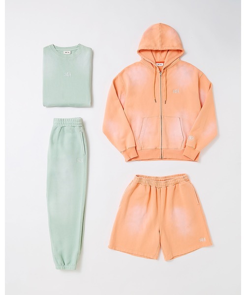 SULFUR DYEING LOGO ZIP SWEATSHIRT（パーカー）｜WIND AND SEA