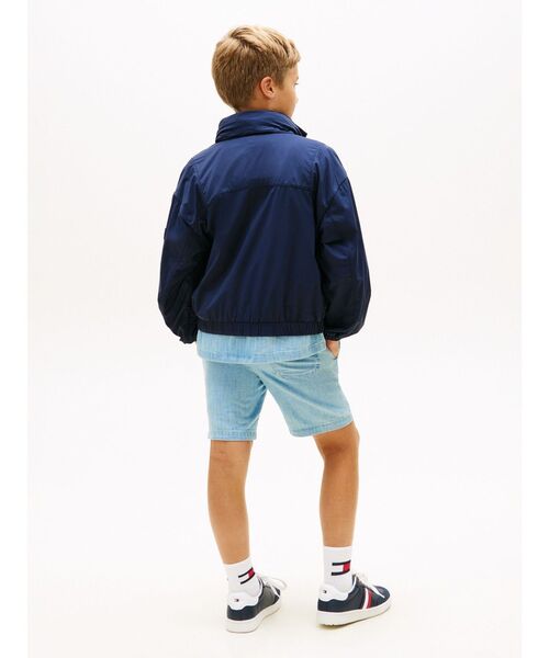 TOMMY HILFIGER（トミーヒルフィガー）の「KIDS ウィンドブレーカージャケット（ナイロンジャケット・キッズ・マルチ・130cm/160cm/150cm/140cm）」の9枚目の写真