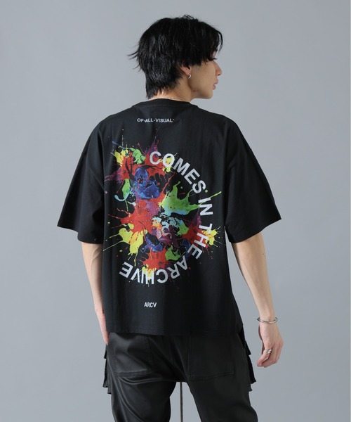 A4A（エーフォーエー）の「【WEB&DEPOT限定】A4A/エーフォーエー/COMES IN S/S TEE（Tシャツ/カットソー・メンズ・ホワイト/ブラック・M）」の2枚目の写真