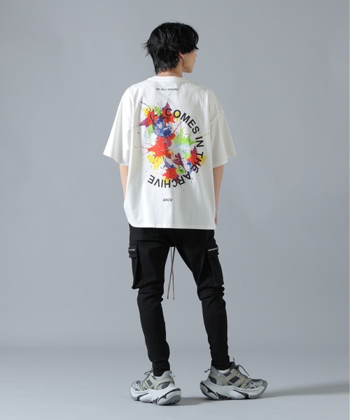 A4A（エーフォーエー）の「【WEB&DEPOT限定】A4A/エーフォーエー/COMES IN S/S TEE（Tシャツ/カットソー・メンズ・ホワイト/ブラック・M）」の8枚目の写真