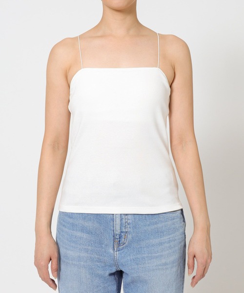 BABYLONE（バビロン）の「パット付きキャミ（キャミソール・レディース・ブラック/ベージュ/ホワイト・フリー）」の4枚目の写真