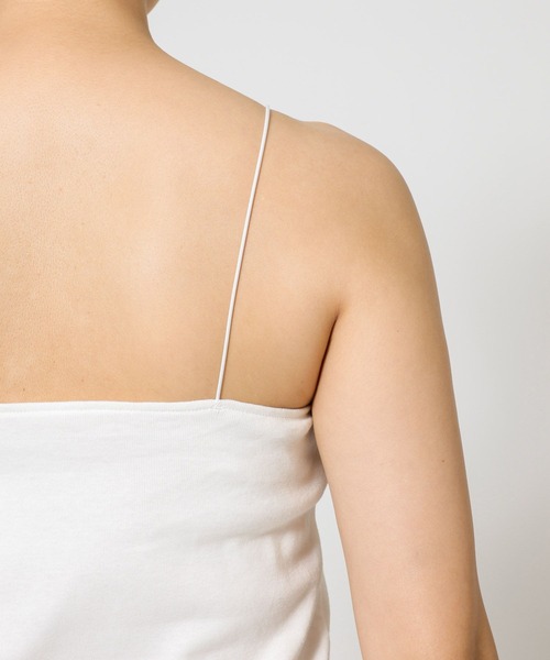 BABYLONE（バビロン）の「パット付きキャミ（キャミソール・レディース・ブラック/ベージュ/ホワイト・フリー）」の7枚目の写真