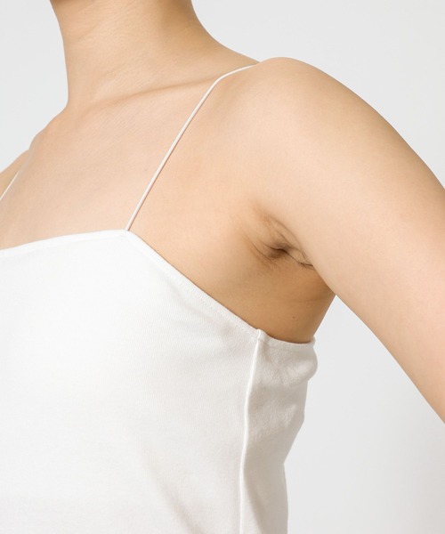 BABYLONE（バビロン）の「パット付きキャミ（キャミソール・レディース・ブラック/ベージュ/ホワイト・フリー）」の9枚目の写真