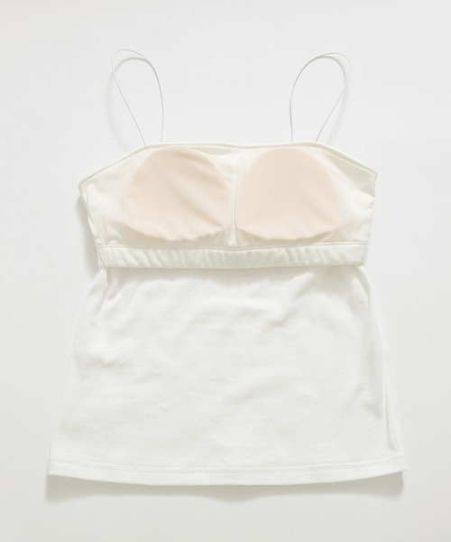 BABYLONE（バビロン）の「パット付きキャミ（キャミソール・レディース・ブラック/ベージュ/ホワイト・フリー）」の11枚目の写真