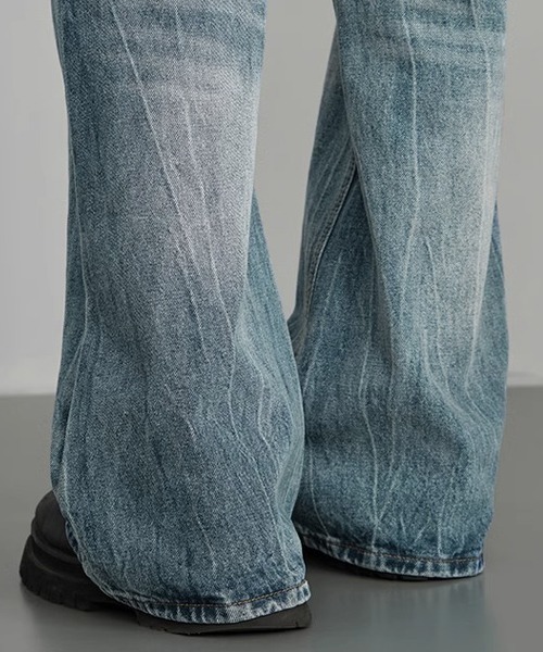 Ressaca（レサーカ）の「ルーズストレートデニムパンツ（デニムパンツ・メンズ・ブラック/ブルー・M/L/XL）」の10枚目の写真
