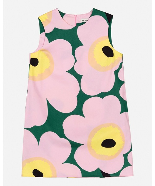 marimekko（マリメッコ）の「Siluetti Unikko / Dress（ワンピース・レディース・ライトピンク・36/38）」の2枚目の写真