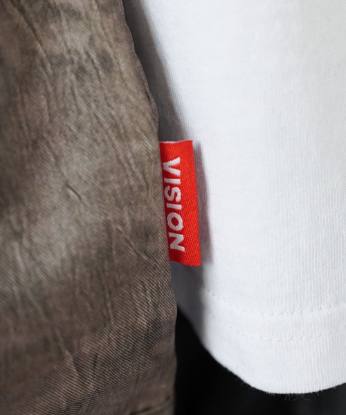 VISION STREET WEAR(ヴィジョンストリートウェア)の「【VISION STREET WEAR/ヴィジョンストリートウェア】スモーク加工ナップサック/ドローストリングバッグ(バックパック/リュック・メンズ・カーキ/ブラック・ONESIZE)」の12枚目の写真