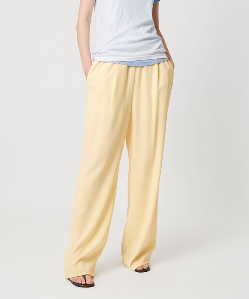 AEWEN MATOPH（イウエン マトフ）の「＜AEWEN MATOPH＞バックサテンイージーパンツ ‐ ウォッシャブル ‐（その他パンツ・レディース・ブラック/イエロー・36/38）」の12枚目の写真