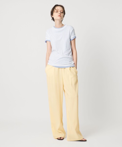 AEWEN MATOPH（イウエン マトフ）の「＜AEWEN MATOPH＞バックサテンイージーパンツ ‐ ウォッシャブル ‐（その他パンツ・レディース・ブラック/イエロー・36/38）」の11枚目の写真