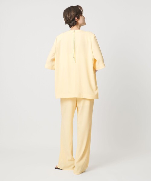 AEWEN MATOPH（イウエン マトフ）の「＜AEWEN MATOPH＞バックサテンイージーパンツ ‐ ウォッシャブル ‐（その他パンツ・レディース・ブラック/イエロー・36/38）」の9枚目の写真