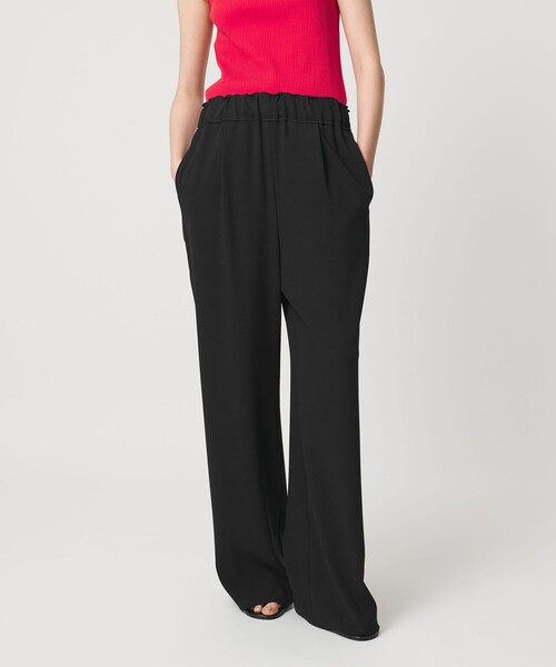 AEWEN MATOPH（イウエン マトフ）の「＜AEWEN MATOPH＞バックサテンイージーパンツ ‐ ウォッシャブル ‐（その他パンツ・レディース・ブラック/イエロー・36/38）」の7枚目の写真