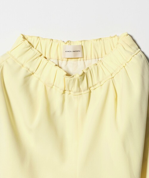 AEWEN MATOPH（イウエン マトフ）の「＜AEWEN MATOPH＞バックサテンイージーパンツ ‐ ウォッシャブル ‐（その他パンツ・レディース・ブラック/イエロー・36/38）」の20枚目の写真