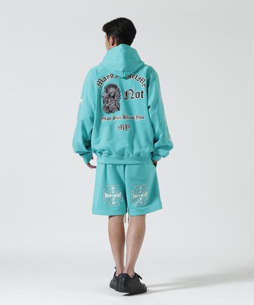 ROYAL FLASH（ロイヤルフラッシュ）の「MAYO/メイヨー/別注スウエットショーツ（その他パンツ・メンズ・ブラック/ブルー・L/M）」の17枚目の写真