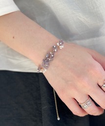 m.soeur | ランタナとガラスビーズのブレスレット(ブレスレット)