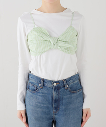 SLOBE IENA | リボンキャミ(キャミソール)