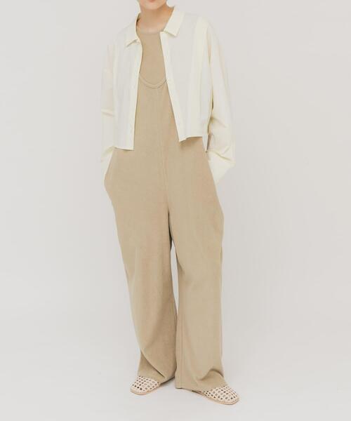 KBF（ケイビーエフ）の「タンクトップSETオールインワン（その他パンツ・レディース・ネイビー/ベージュ・36/38）」の5枚目の写真