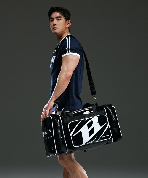 BORN TO WIN（ボーントゥウィン）の「SYMBOL LOGO ENAMEL DUFFLE BAG [BLACK]（ボストンバッグ・メンズ・その他・F）」の8枚目の写真