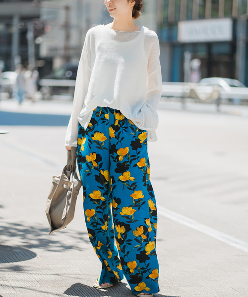 Spick & Span(スピックアンドスパン)の「《新色有り / 追加》リネンミックス2WAYプルオーバー(ニット/セーター・レディース・ホワイト/ベージュ/ブルー/ピンク系その他・FREE)」の15枚目の写真