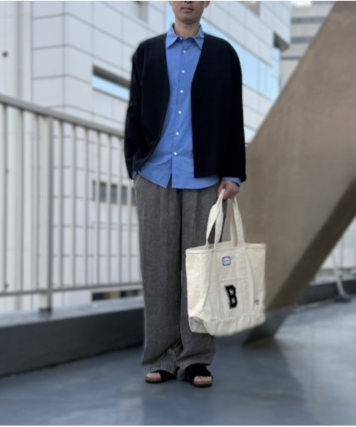 CrawLey edge(クローリーエッジ)の「【CrawLey edge/ クローリーエッジ】 Cotton Stripe Regular Shirt/ コットン ストライプ レギュラー シャツ(シャツ/ブラウス・メンズ・ブルー・LARGE/MEDIUM)」の7枚目の写真