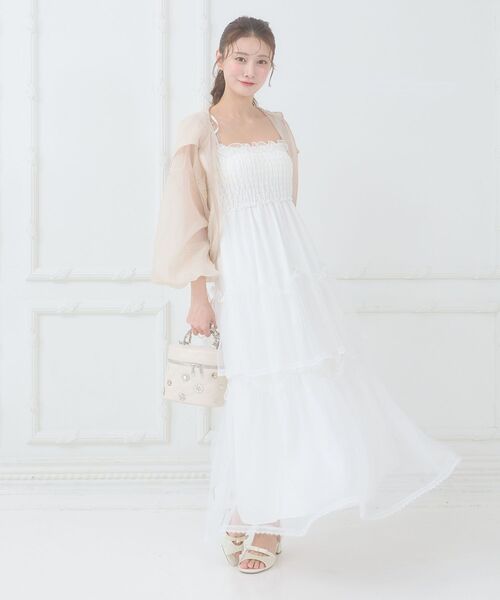 MAJESTIC LEGON(マジェスティックレゴン)の「エアリーシアーフードブルゾン(シャツ/ブラウス・レディース・ピンク/グリーン/グレー/アイボリー/ブラック・MEDIUM)」の11枚目の写真