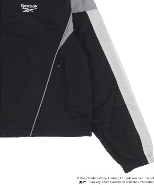 Reebok（リーボック）の「【別注】リーボック  REEBOK WIND   JACKET 限定コラボ（ナイロンジャケット・レディース・アイボリー/チャコールグレー/ピンク・L/M）」の10枚目の写真