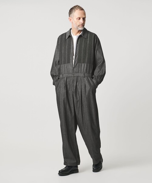 Pheeta（フィータ）の「＜Pheeta＞Trinity デニム オールインワン ‐MENS‐ / PH015CMen-PT5D（サロペット/オーバーオール・メンズ・ライトブルー/ブラック・1/2）」の5枚目の写真