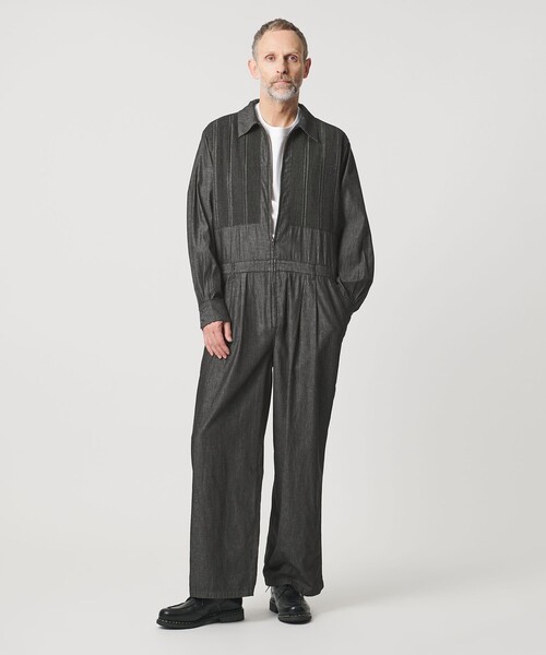 Pheeta（フィータ）の「＜Pheeta＞Trinity デニム オールインワン ‐MENS‐ / PH015CMen-PT5D（サロペット/オーバーオール・メンズ・ライトブルー/ブラック・1/2）」の6枚目の写真