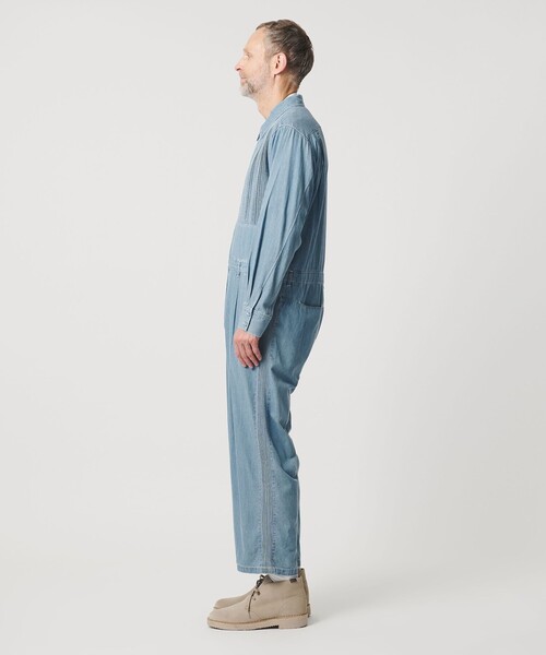Pheeta（フィータ）の「＜Pheeta＞Trinity デニム オールインワン ‐MENS‐ / PH015CMen-PT5D（サロペット/オーバーオール・メンズ・ライトブルー/ブラック・1/2）」の8枚目の写真