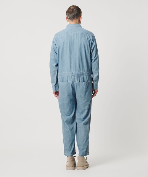 Pheeta（フィータ）の「＜Pheeta＞Trinity デニム オールインワン ‐MENS‐ / PH015CMen-PT5D（サロペット/オーバーオール・メンズ・ライトブルー/ブラック・1/2）」の9枚目の写真