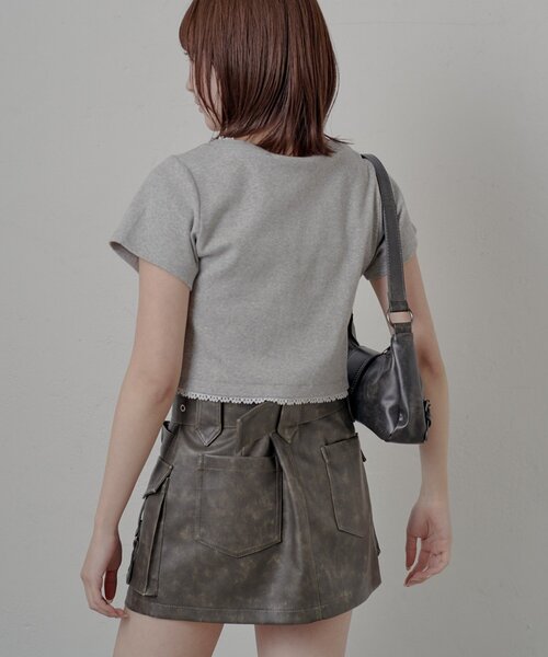 mline（エムライン）の「【着回し万能】[mline]レースポイントカーデ（Tシャツ/カットソー・レディース・グレー/ブルー/ネイビー/ピンク/ブラック・FREE）」の21枚目の写真