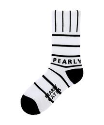 【PEARLY GATES】ＭＩＸボーダーミドルＳＯＸ