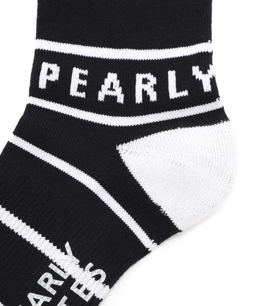 PEARLY GATES（パーリーゲイツ）の「【PEARLY GATES】ＭＩＸボーダーミドルＳＯＸ（ソックス/靴下・メンズ・ホワイト系その他/ダークインディゴブルー・FREE）」の4枚目の写真