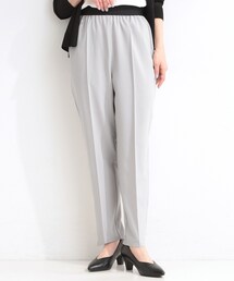 SHOO・LA・RUE | 【ひんやり/UV/洗濯後しわになりにくい】楽なのにキレイ見え ウエストゴムテーパードパンツ(その他パンツ)