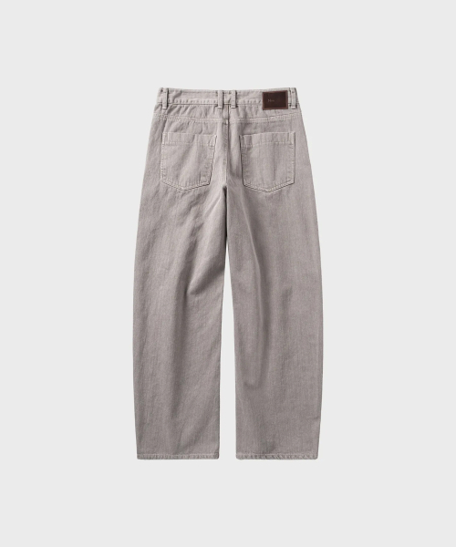 NONBLANK(ノンブランク)の「ガーメントダイカーブデニムパンツ_BEIGE(デニムパンツ・メンズ・ベージュ・MEDIUM/LARGE/X-LARGE)」の2枚目の写真