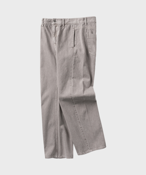 NONBLANK(ノンブランク)の「ガーメントダイカーブデニムパンツ_BEIGE(デニムパンツ・メンズ・ベージュ・MEDIUM/LARGE/X-LARGE)」の3枚目の写真