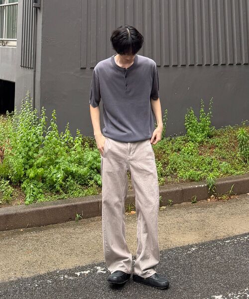 NONBLANK(ノンブランク)の「ガーメントダイカーブデニムパンツ_BEIGE(デニムパンツ・メンズ・ベージュ・MEDIUM/LARGE/X-LARGE)」の9枚目の写真