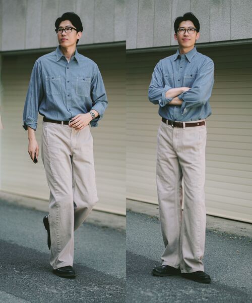NONBLANK(ノンブランク)の「ガーメントダイカーブデニムパンツ_BEIGE(デニムパンツ・メンズ・ベージュ・MEDIUM/LARGE/X-LARGE)」の10枚目の写真