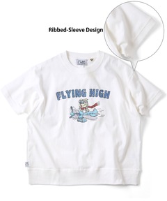 6.2oz ピグメントFLYING HIGH ビッグTEE