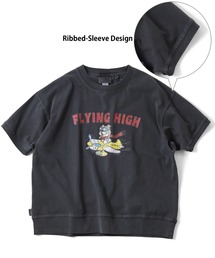 6.2oz ピグメントFLYING HIGH ビッグTEE