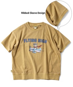 6.2oz ピグメントFLYING HIGH ビッグTEE