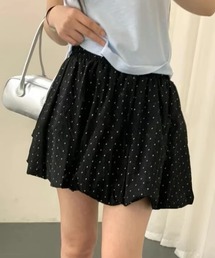 Teem Store（チームストア）の「ドット柄バルーンミニスカート（スカート）」