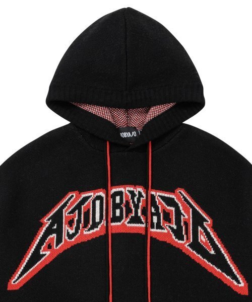 AJOBYAJO（アジョバイアジョ）の「[PBA] AJOLICA Knit Hoodie [BLACK]（ニット/セーター・レディース・その他・L/XL）」の2枚目の写真