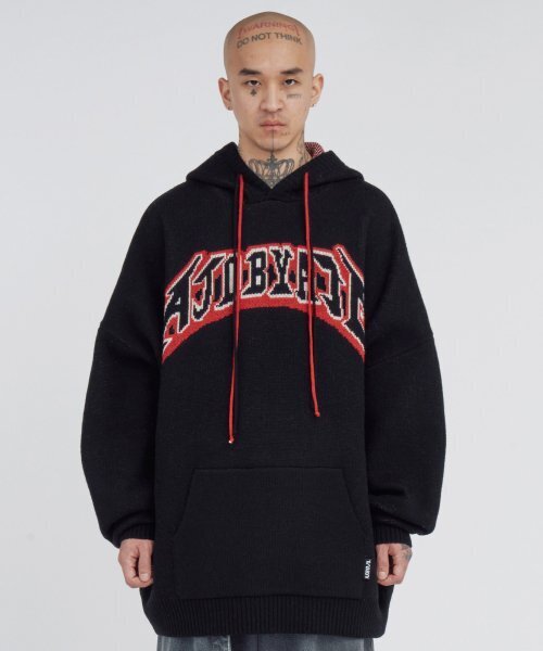 AJOBYAJO（アジョバイアジョ）の「[PBA] AJOLICA Knit Hoodie [BLACK]（ニット/セーター・レディース・その他・L/XL）」の7枚目の写真